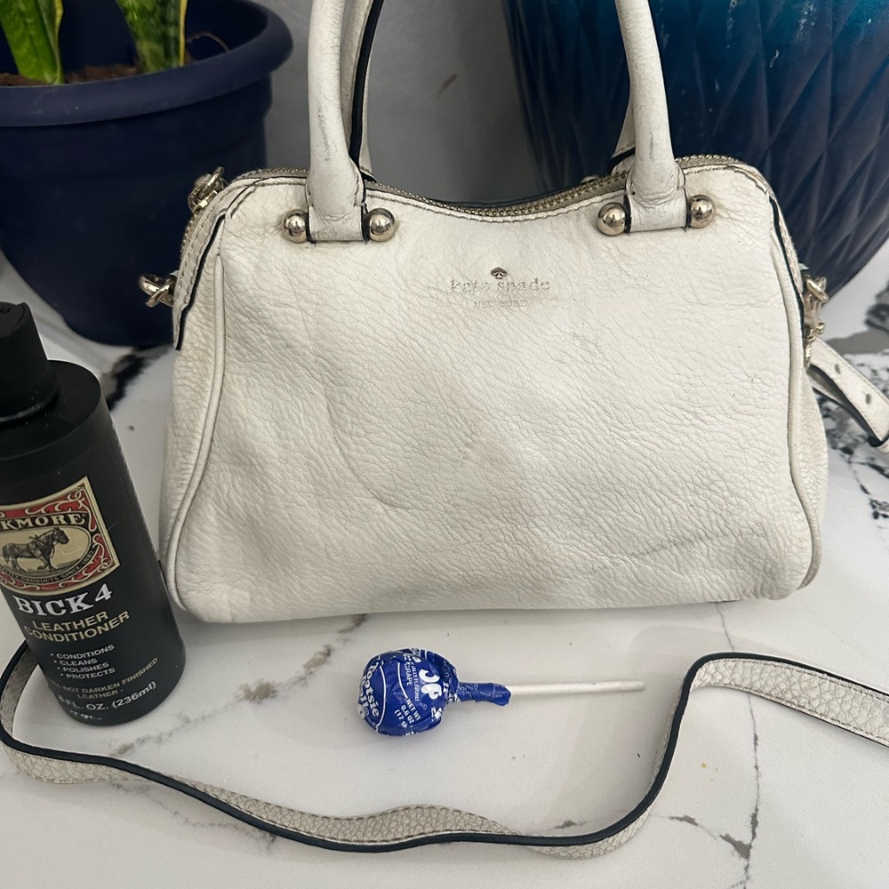 Kate Spade Cream Satchel Bag